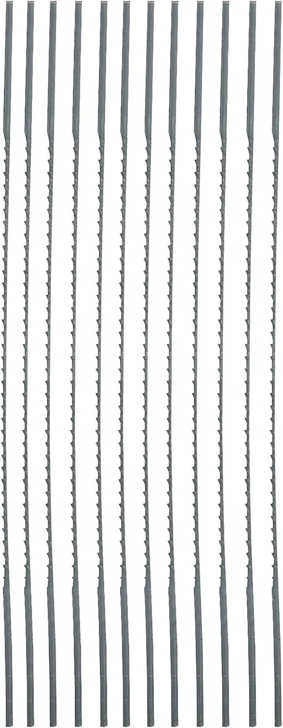 Plain End Scroll Saw Blades - 12 TPI - 12 Pack
