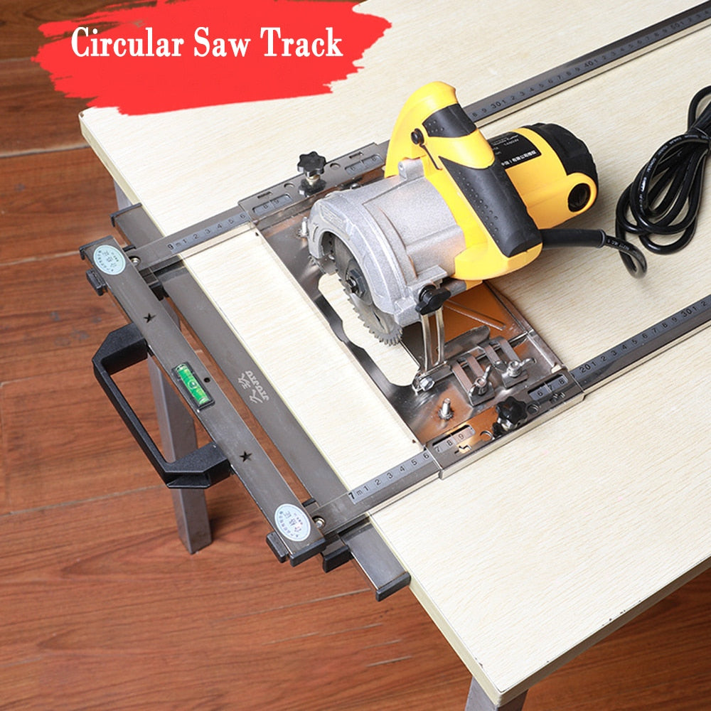 Electric Circular Saw Fixed Base Multifunctional Cutting Machine Woodworker Portable Quickly Positioning Cut Bottom Plate