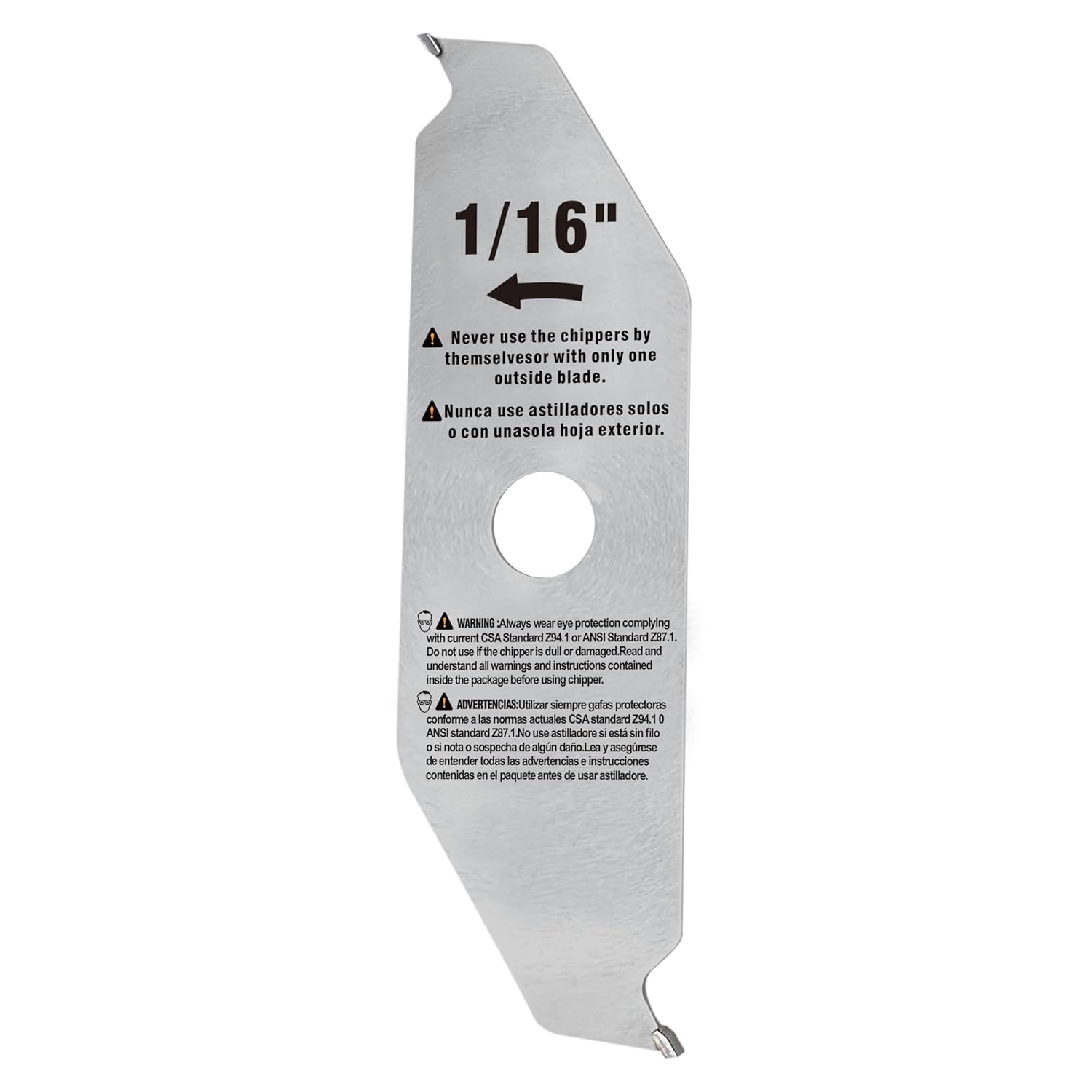 FOXBC 10" Stacking Dado Blade Set, ATB/FT, 1 inch Arbor with 5/8" Bushing, 27 Pieces