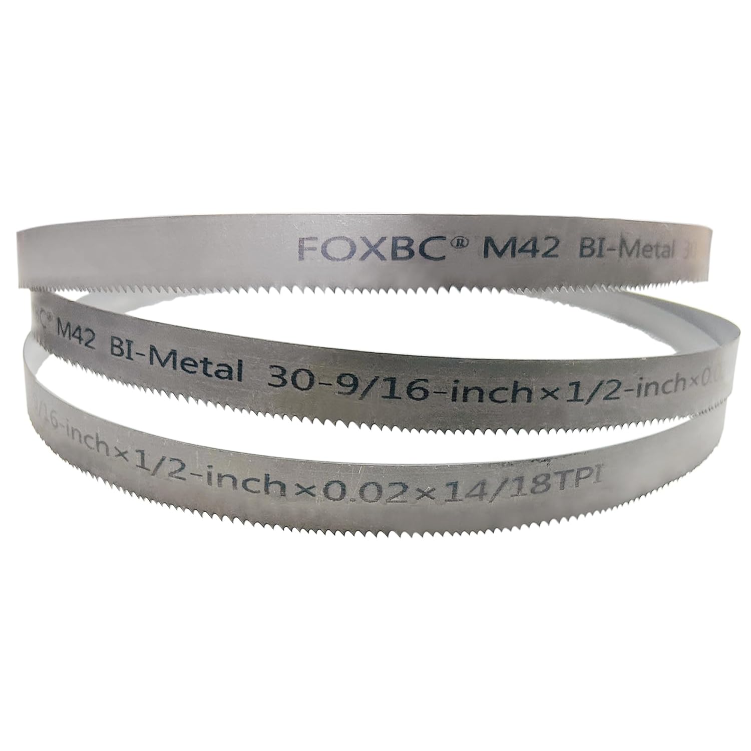 FOXBC 30-9/16 inch Bandsaw Blades 14/18 TPI, 30-9/16