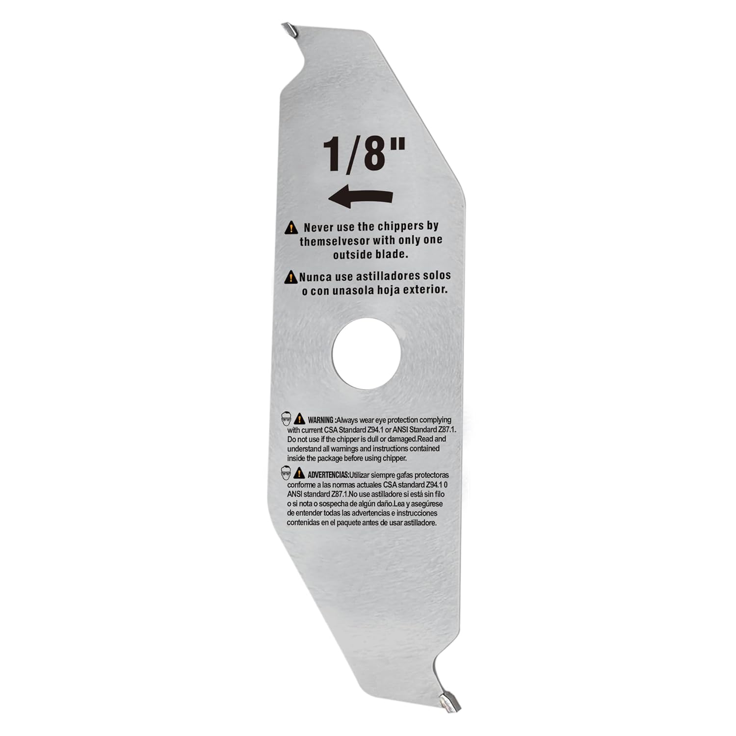 FOXBC 10" Stacking Dado Blade Set, ATB/FT, 1 inch Arbor with 5/8" Bushing, 27 Pieces